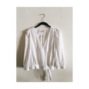 Madewell linen blouse